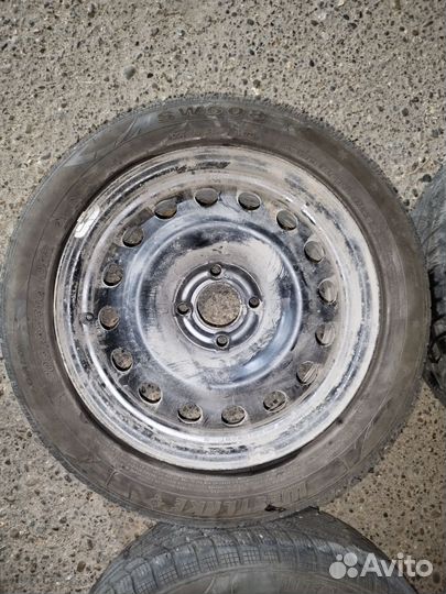 Колеса зимние в сборе на пежо ситроен р16