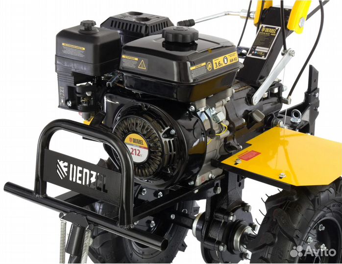 Мотоблок бензиновый Denzel DPT-270X, 7 л.с. Новый