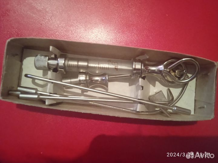 Шприц многоразовый СССР