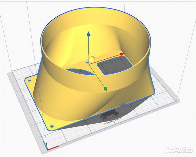 Фланец для асика