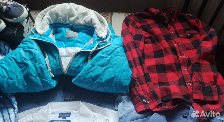 Детские вещи пакетом для мальчика 128 134