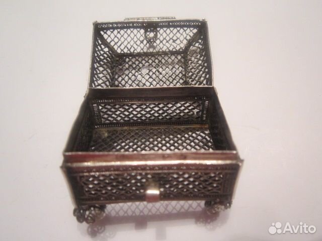 Шкатулка для ювелирных украшений серебро 1861 г