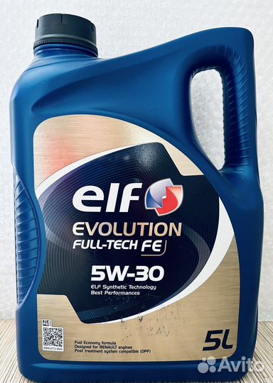 Масло моторное Elf 5w30 Full-Tech FE 5l