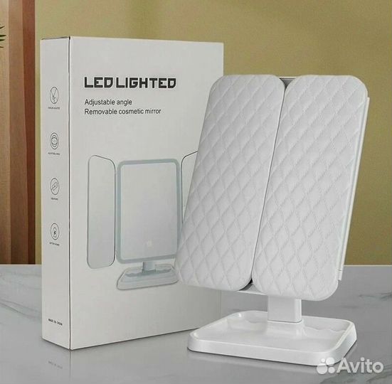 Зеркало с лед подсветкой 3 вида света