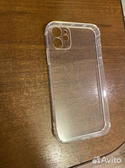 Прозрачный силиконовый чехол для iPhone 11