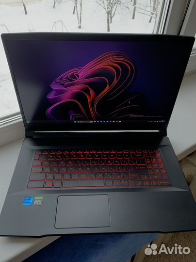 Игровой ноутбук msi gf76 Katana 17.3