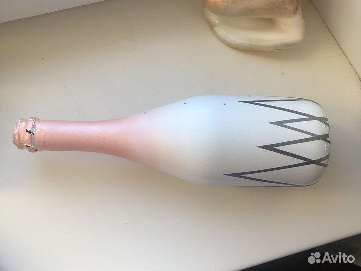 Бутылка из под шампанского декорированная