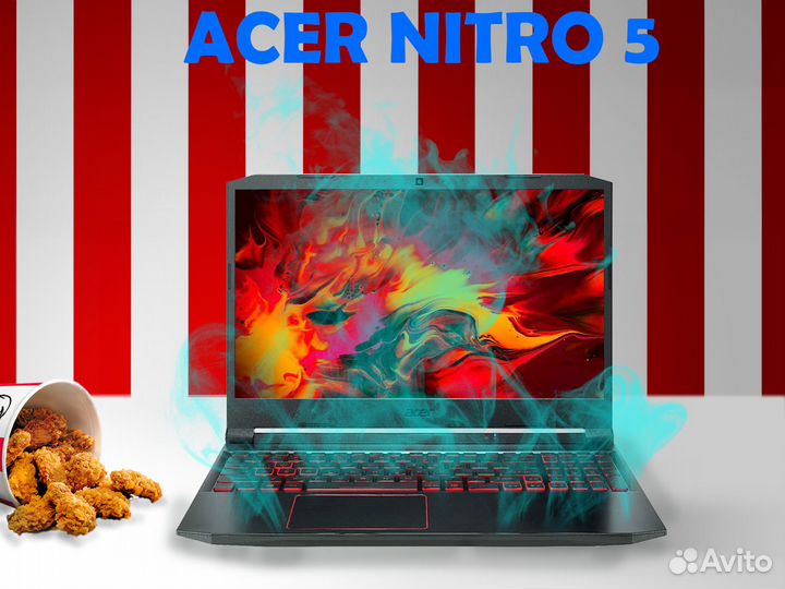 Игровой ноутбук acer nitro 5 на Intel core i5