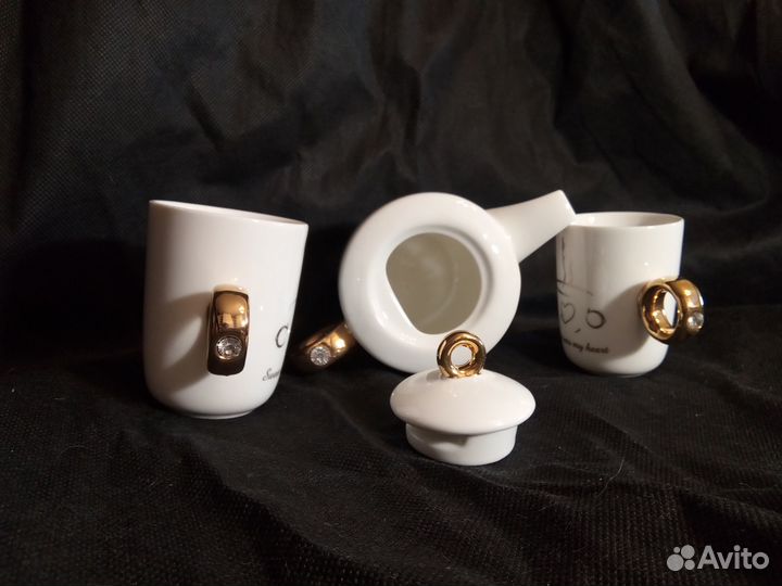 Чайная пара + чайник для влюбленных