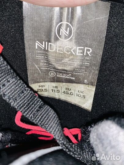 Nidecker talon 45 EUR 11.5 us 29.5см