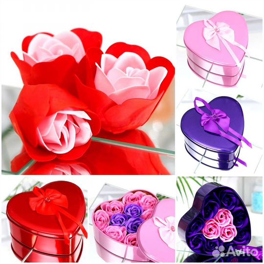 Цветы, букет, подарок, мыльные розы