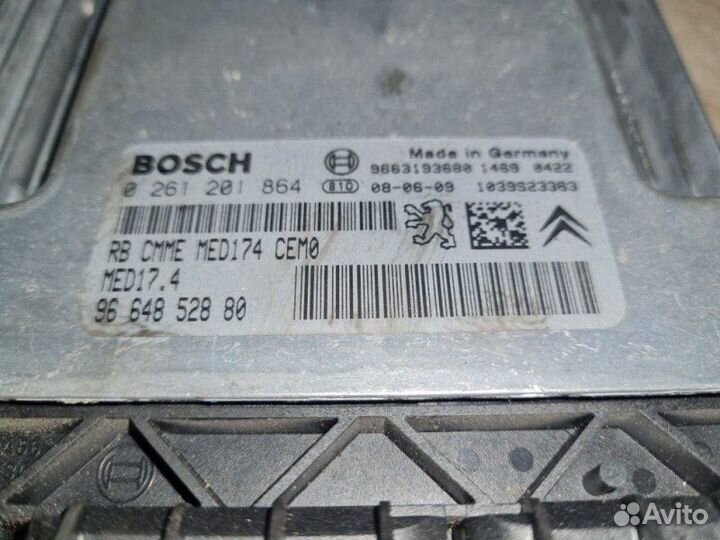 Блок управления двс Peugeot 308 универсал 1.6T