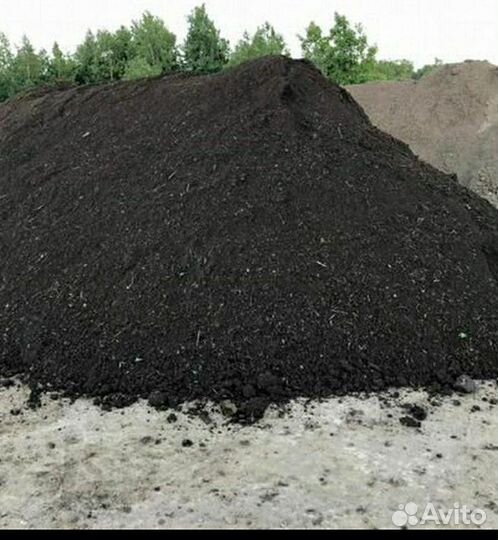 Торф чернозём, плодородка, навоз перегной