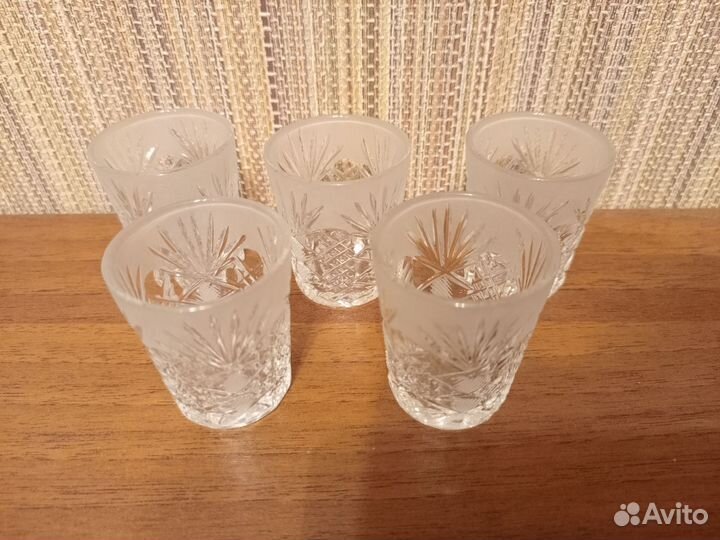 Гусь хрустальный стопки