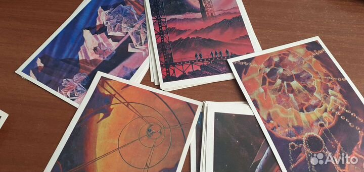 Наборы открыток СССР В глубинах Вселенной