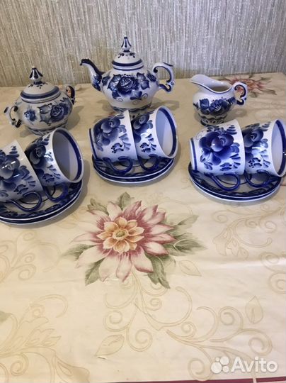 Чайный сервиз гжель