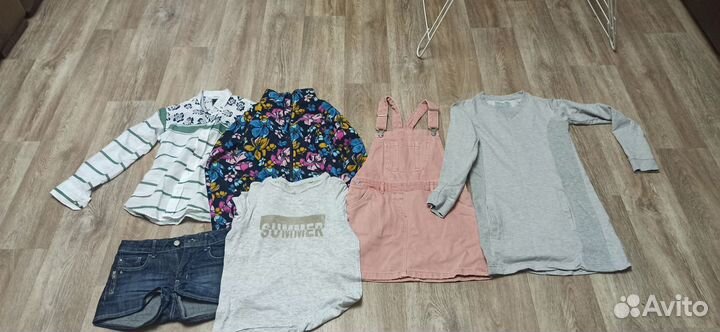 Пакет вещей на девочку от128 до 146