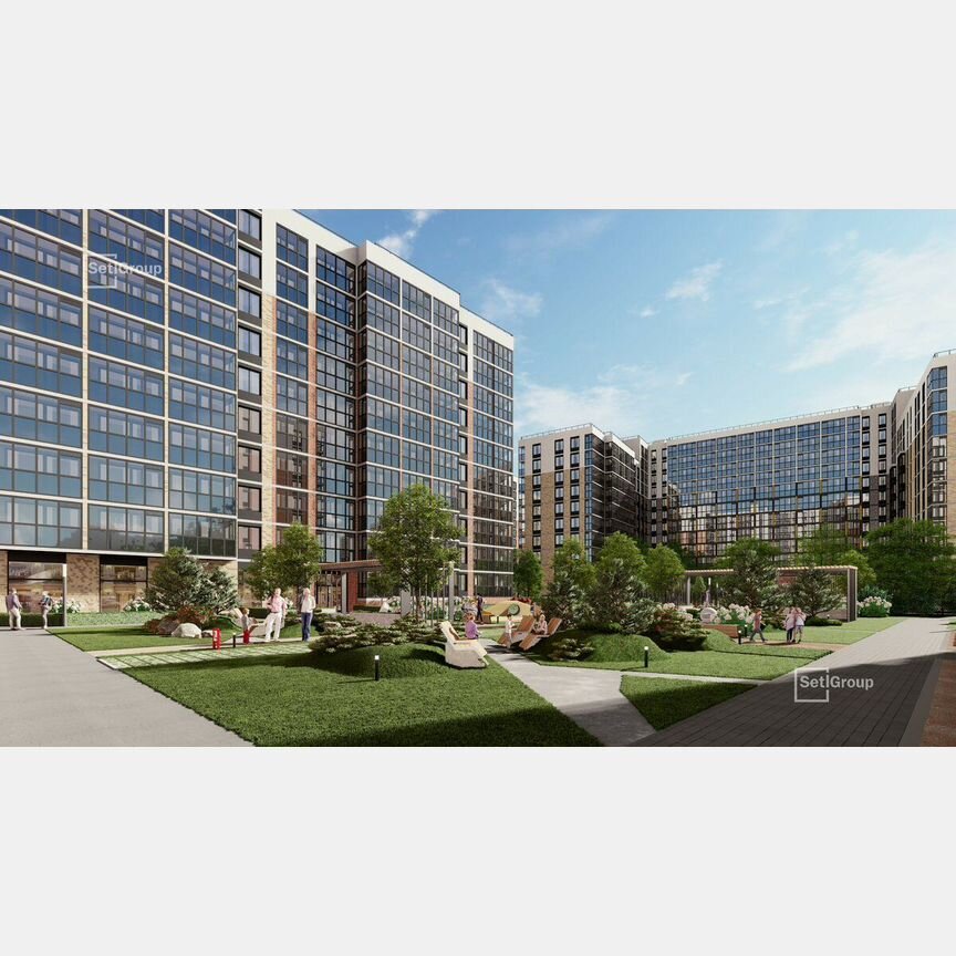 2-к. квартира, 52,1 м², 3/12 эт.