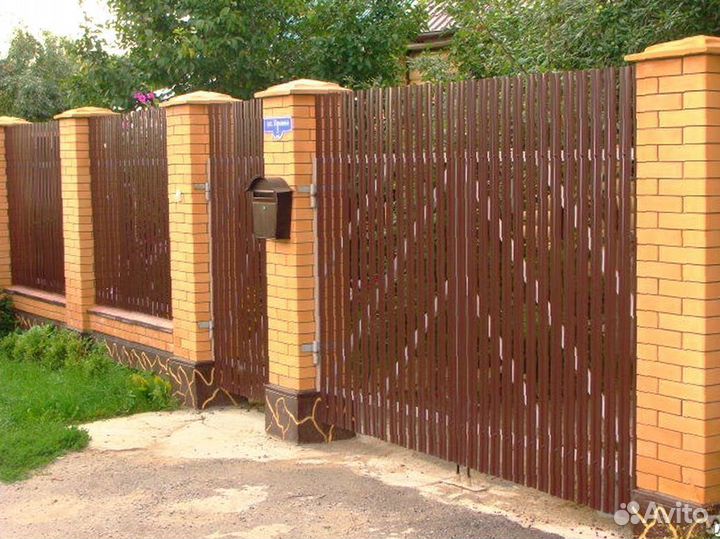 Забор из профнастила