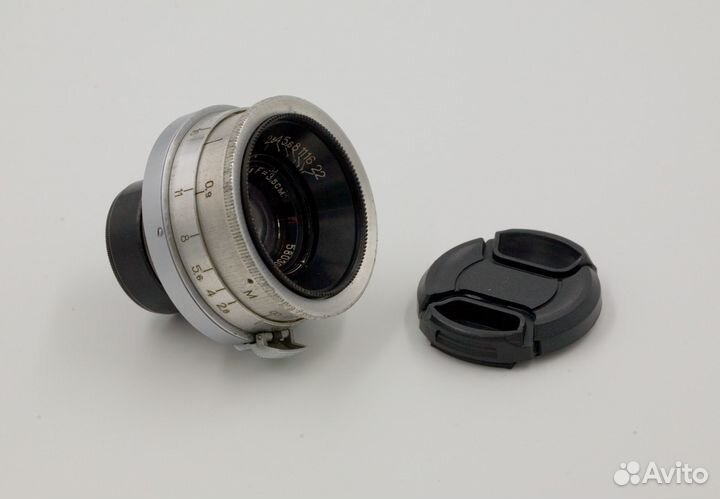 Объектив Юпитер-12 Contax-Киев красная 