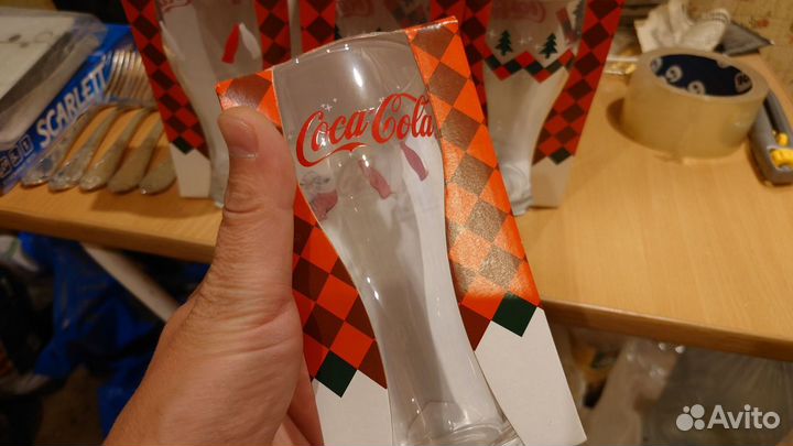 Бокал coca cola, 4 шт