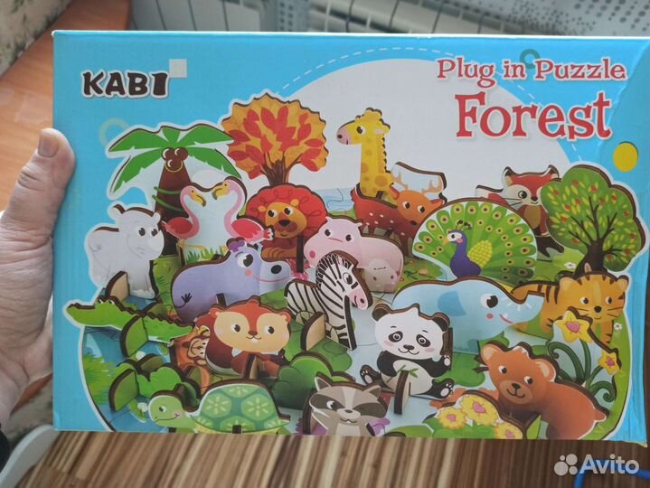 Развивающая игрушка пазлы новая