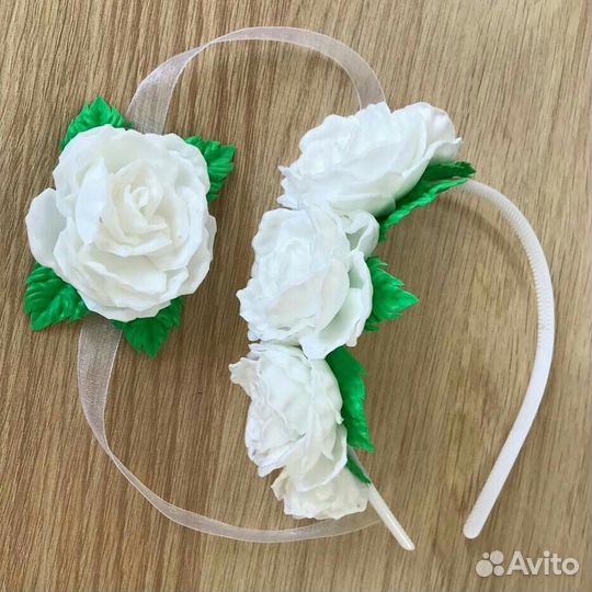 Ободок и браслет