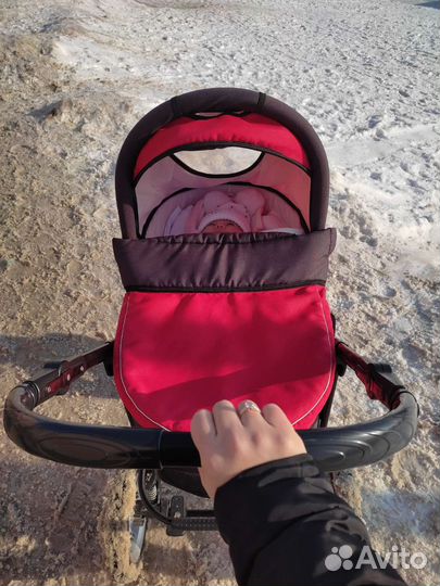 Коляска люлька для новорожденных бу