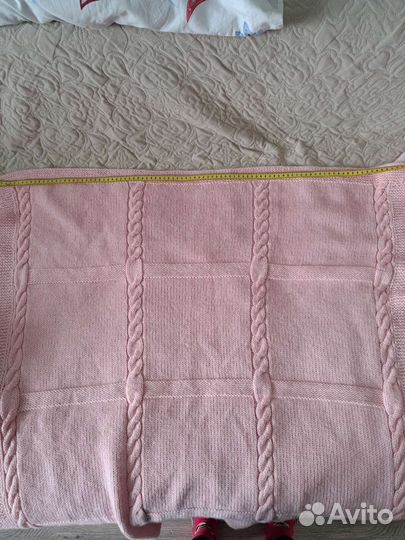 Пледик вязаный новый