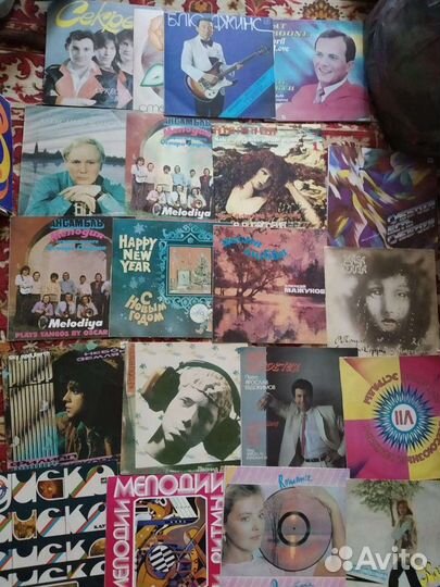 Пластинки виниловые.Много