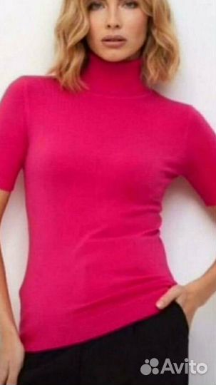 Водолазка-кофта.Женская.Новая.Цвет-фуксия.Р 44-46