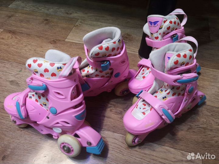 Роликовые коньки детские раздвижные