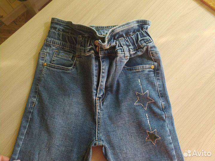 Джинсы для девочки 110