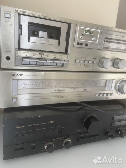 Sharp RT-30,усилители Sharp, sansui c-2101