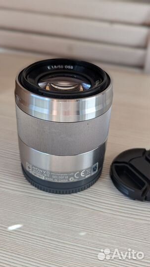 Объектив sony e 50mm f 1 8
