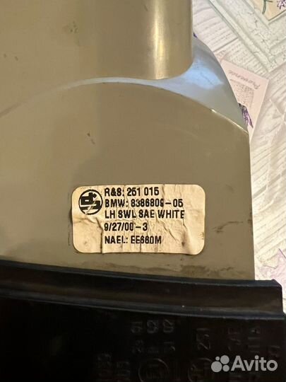 Фонарь левый крайний BMW X5 E53