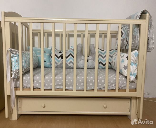 Бортики в детскую кроватку