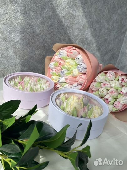 Зефирные тюльпаны