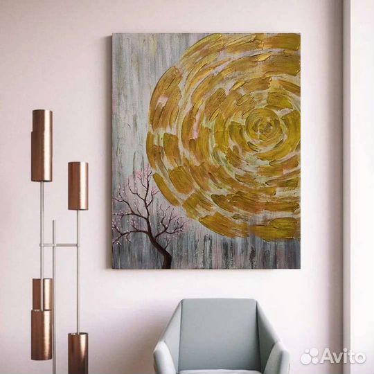 Интерьерная фактурная картина 40х50