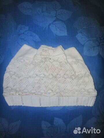 Шапка детская для девочки на 1-2года