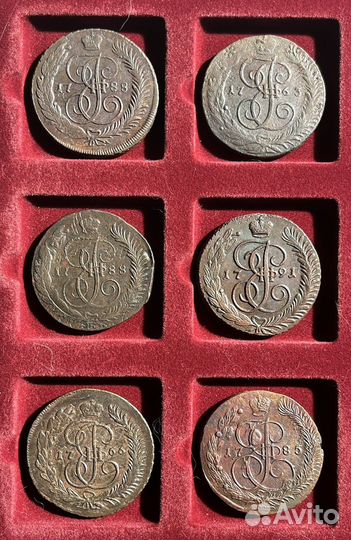 Коллекция медных монет Российской Империи ч.1