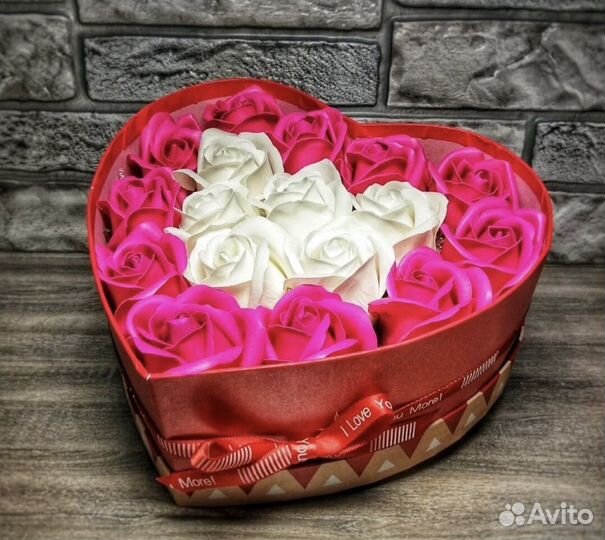 Букет из мыльных роз