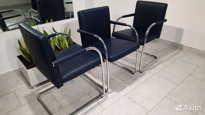 Конференц стулья vitra visasoft (синие)