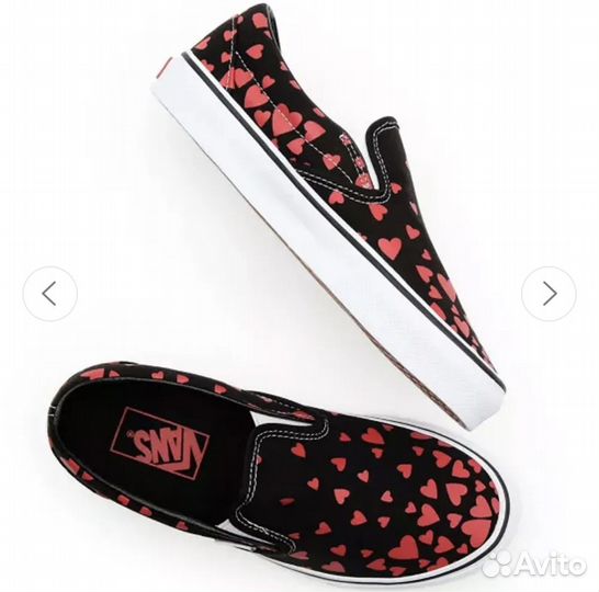 Vans слипоны женские