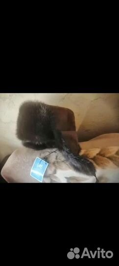 Норковая шапка новая