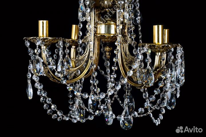 Бронзовая люстра 