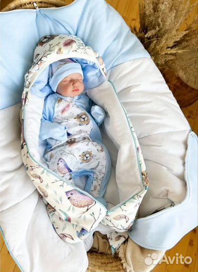 Конверт кокон на выписку