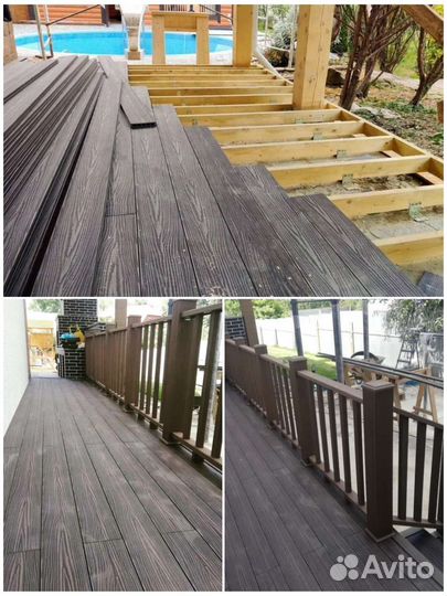 Террасная доска дпк Браш