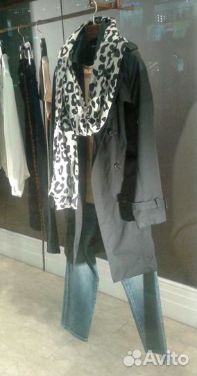 Фирменный женский лондонский плащ ниже колена