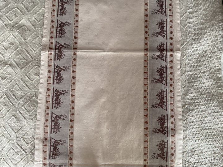 Дорожка новогодняя текстильная на стол хлопковая